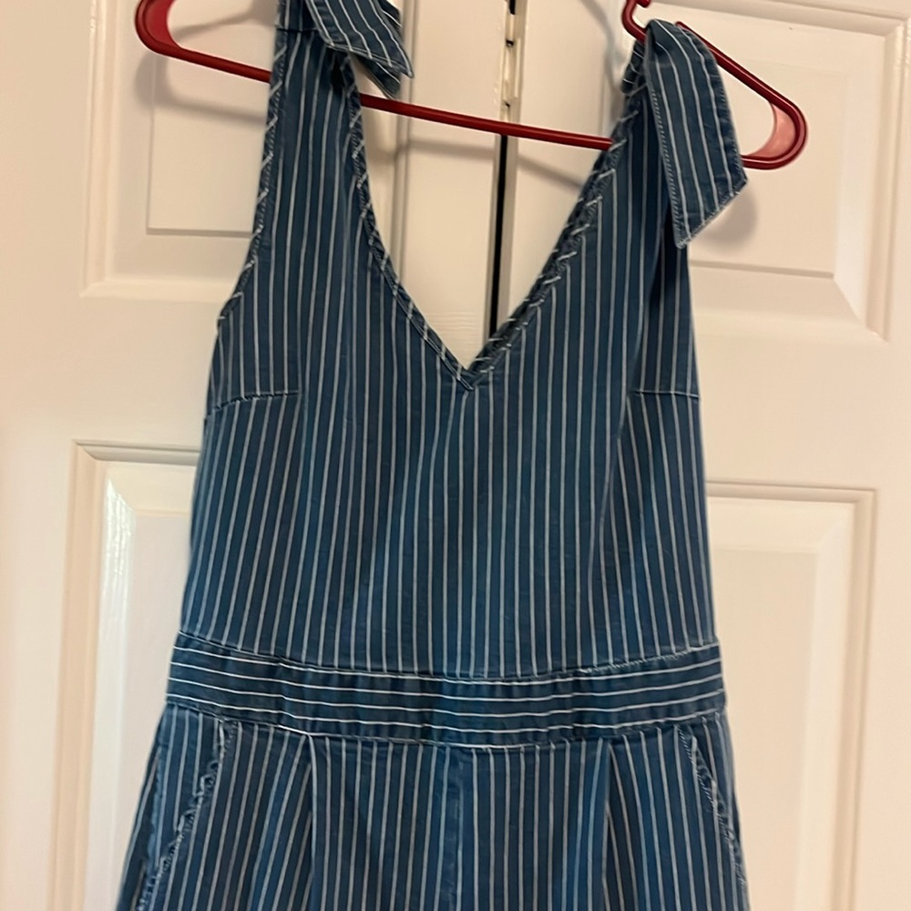 Stylish Blue Denim Overalls